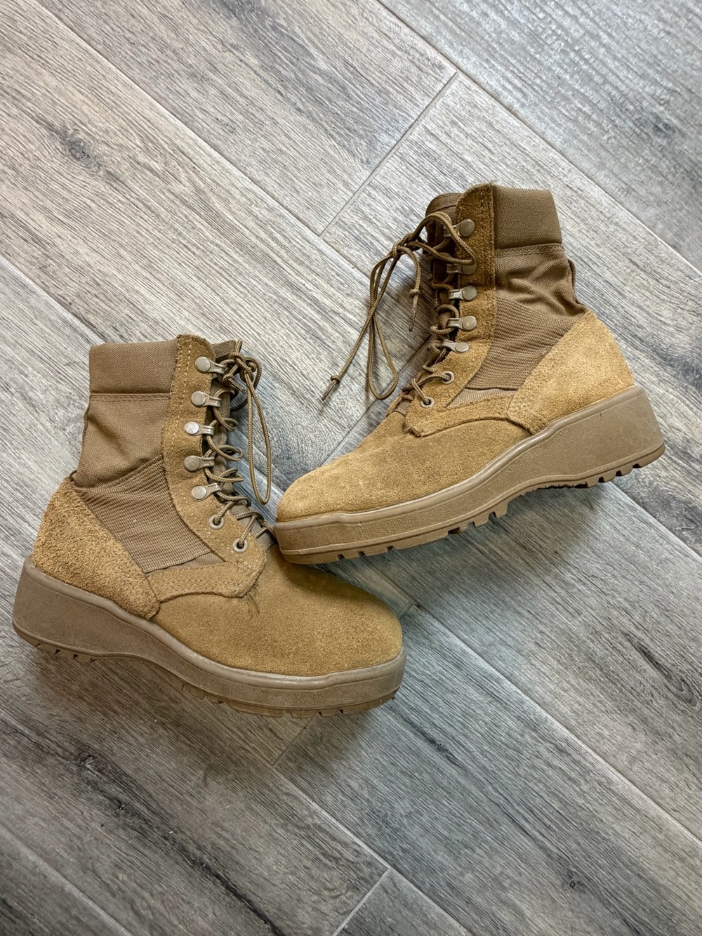 Hot Weather Army Combat Boots Vibram Men's 4.5 Women's 6 Tactical Outdoor USA